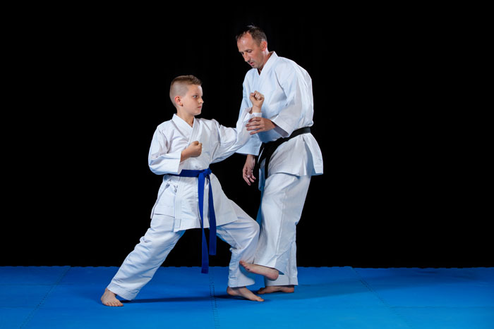 teaching martial arts