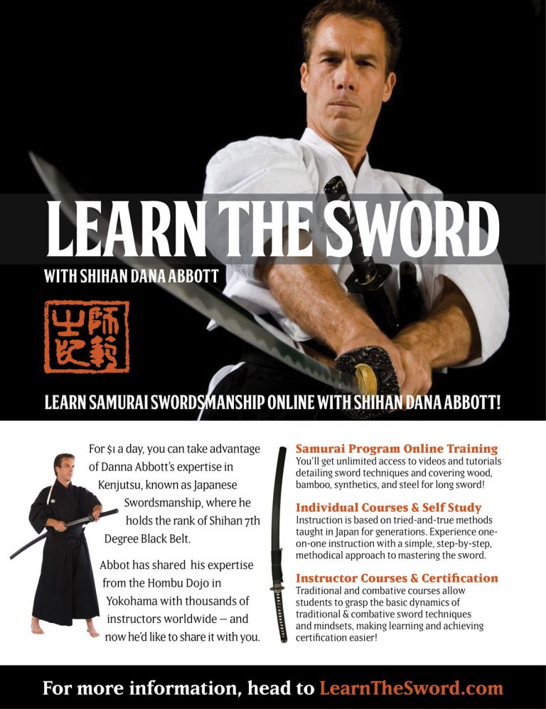 Learn the Sword with Shihan Dana Abbott
