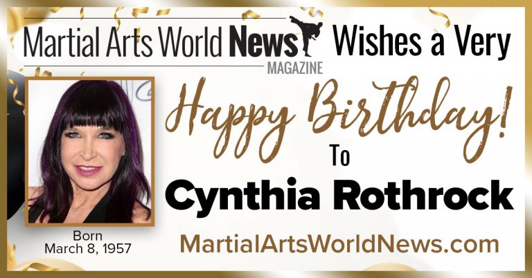 Happy Birthday to Cynthia Rothrock!