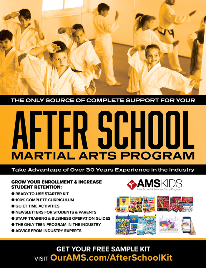 The Only Source of Complete Support for Your After School Martial Arts Program