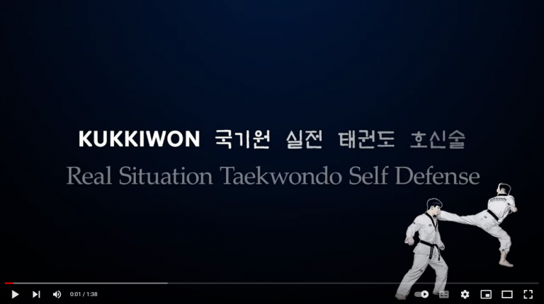 New Kukkiwon Self Defense Curriculum