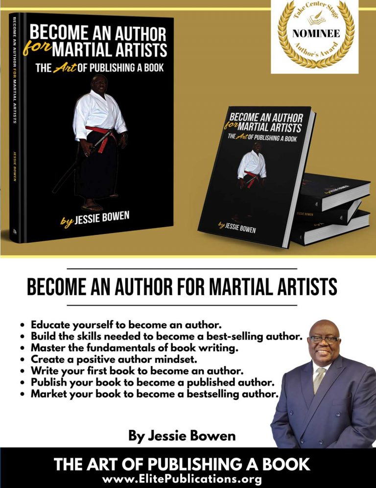 Become an Author for Martial Artists