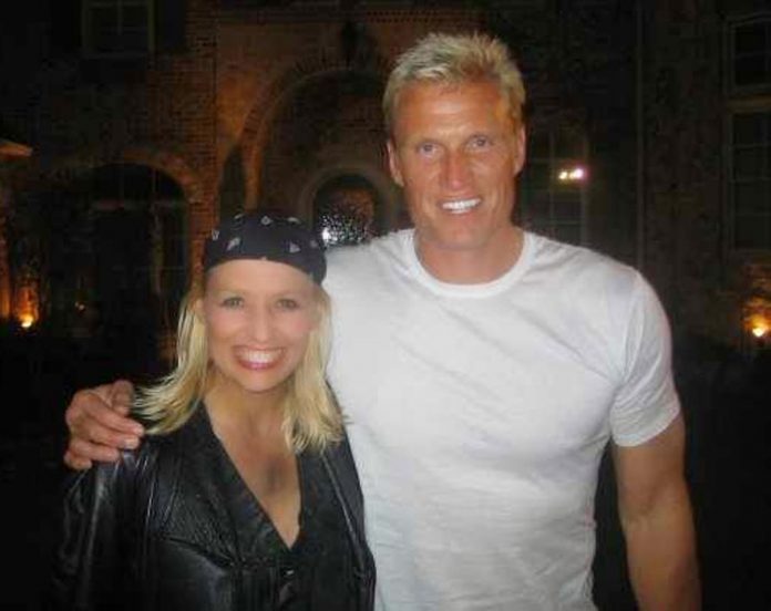 Daisy Lang and Dolph Lungren