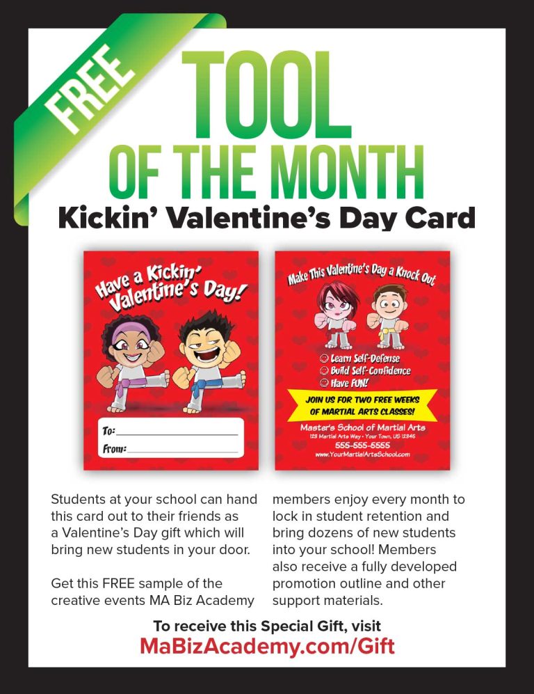 Free Tool of the Month: Kickin’ Valentine’s Day Card
