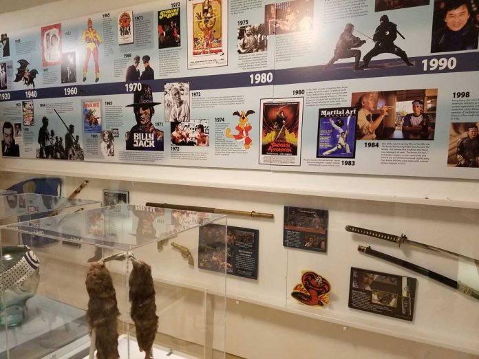 Martial Arts History museum display