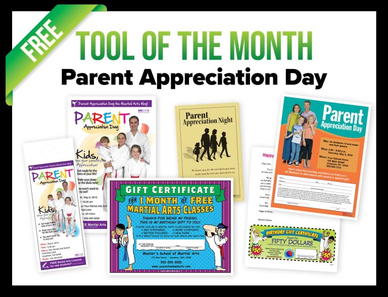 FREE Tool of the Month: ‘Parent Appreciation Day’