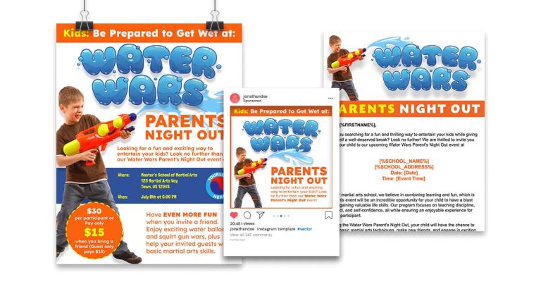 FREE Tool of the Month: Water Wars, Parents Night Out