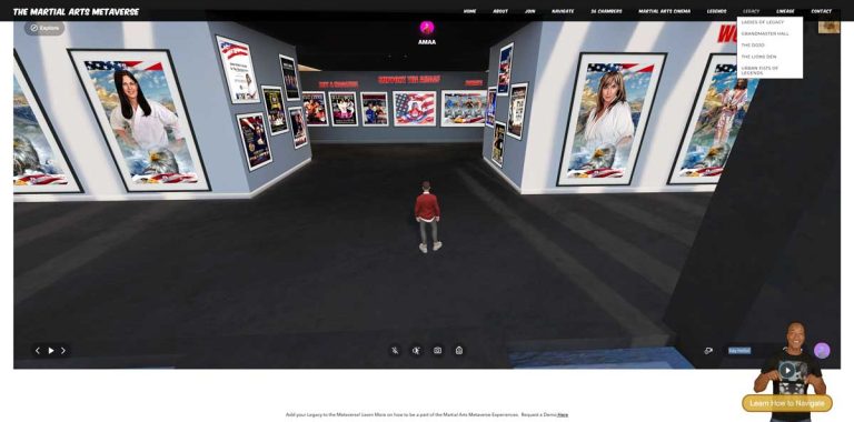 AMAA Metaverse Online Museum for Martial Arts