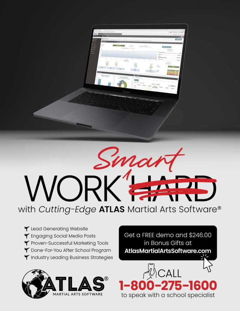 Work Smarter with Atlas Martial Arts Software