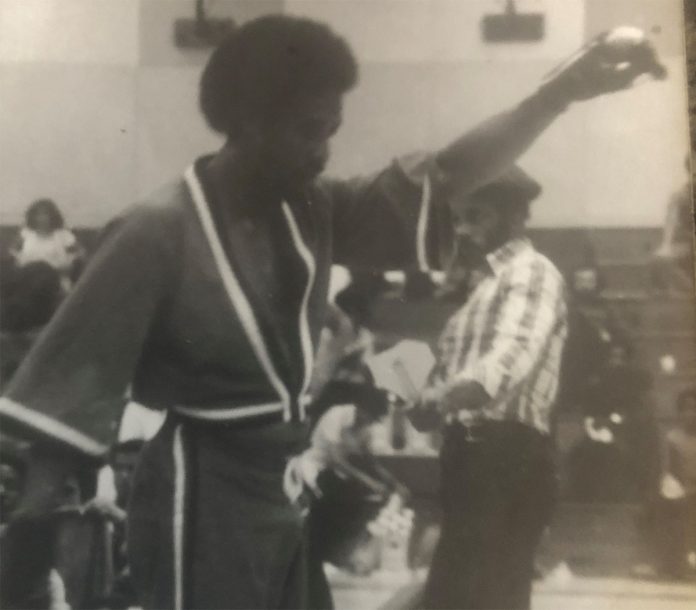 Competing in California Karate League Championship