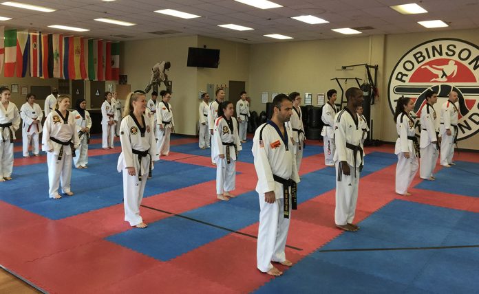 Robinson's Black Belt class