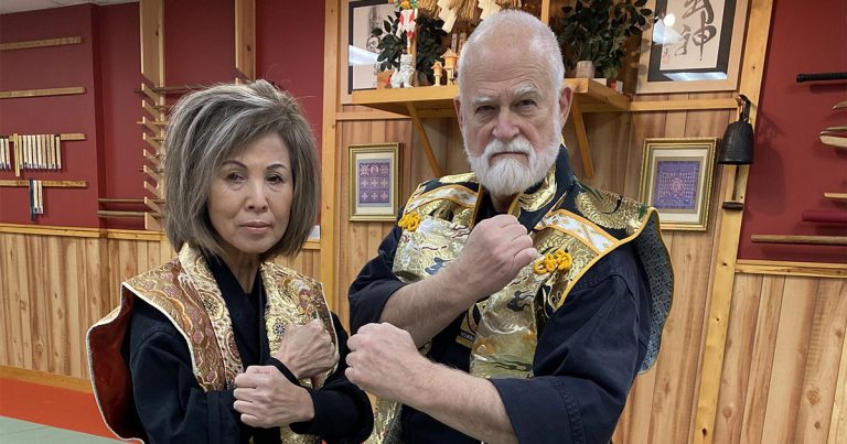 Rumiko and Stephen Hayes.