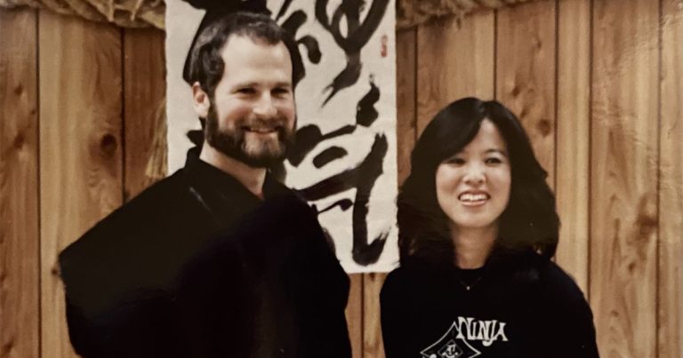 Rumiko and Stephen Hayes in the old days.