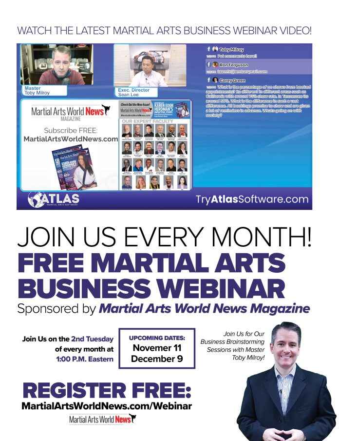 free martial arts business webinar