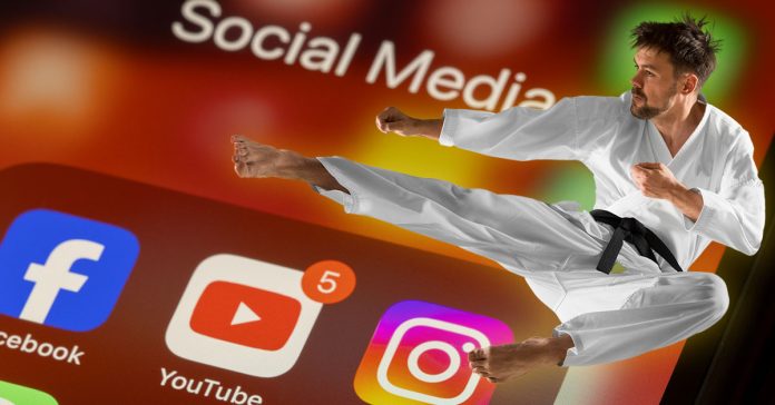 martial arts social media
