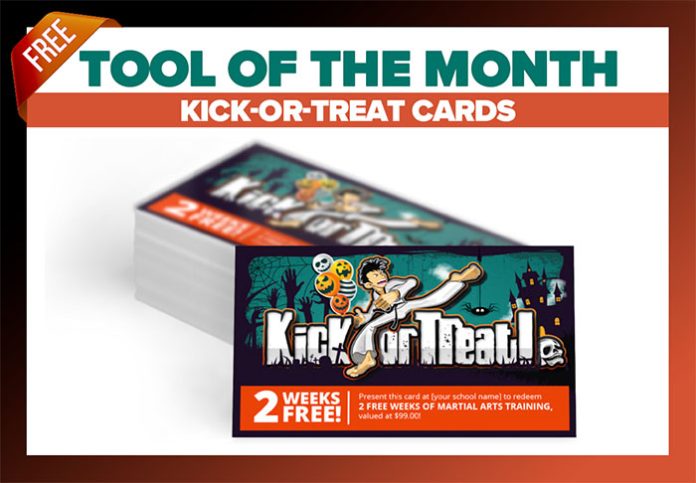 kick-or-treat cards