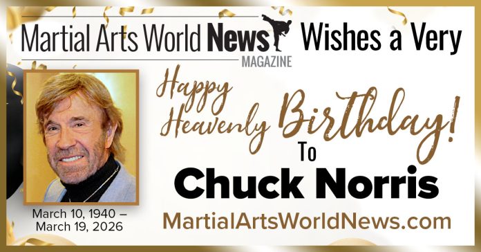 Happy heavenly birthday to Chuck Norris.